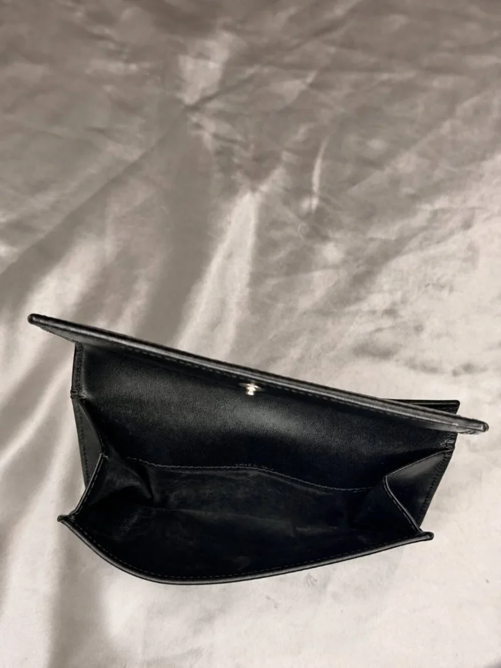 Burberry London Beige Check & Black Leather Compact Wallet